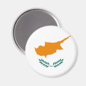 Cyprus Flag Magnet (Voorkant / Achterkant)