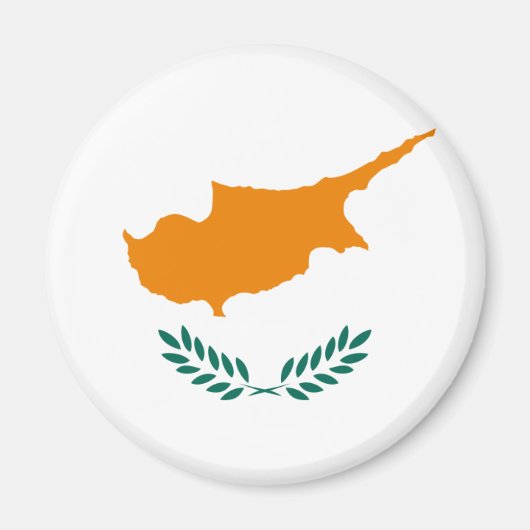 Cyprus Flag Magnet (Voorkant)