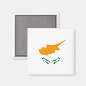 Cyprus Flag Magnet (Voorkant / Achterkant)