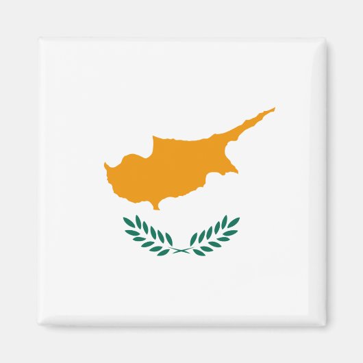 Cyprus Flag Magnet (Voorkant)