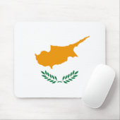 Cyprus Flag Mousepad Muismat (Met muis)
