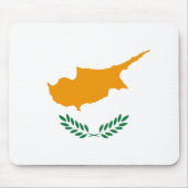 Cyprus Flag Mousepad Muismat (Voorkant)