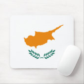 Cyprus Flag Mousepad Muismat (Met muis)