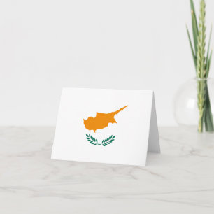 Cyprus Flag Notecard Kaart