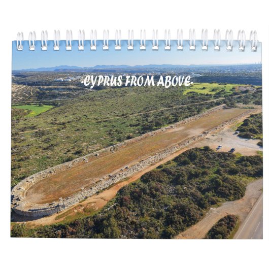 Cyprus from above Calendar Kalender (Achterkant)
