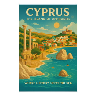 CYPRUS — Het Eiland van Aphrodite Perfect Poster