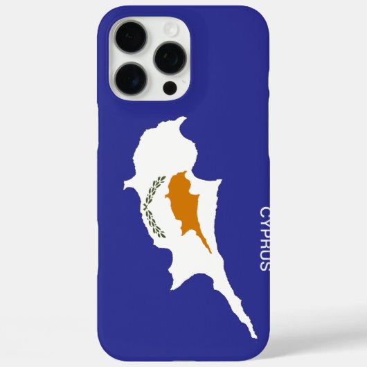 CYPRUS-kaart Case-Mate iPhone Case (Achterkant)