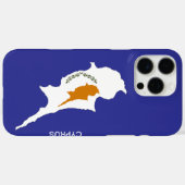 CYPRUS-kaart Case-Mate iPhone Case (Achterkant (horizontaal))
