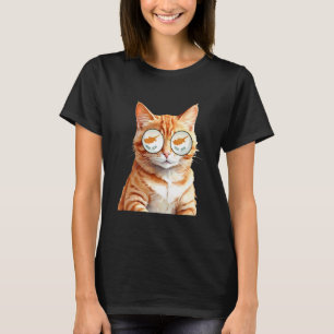 Cyprus Kattenliefhebber Cyprus Vlag Zonnebril T-shirt