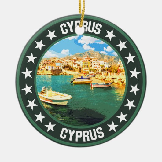 Cyprus Keramisch Ornament (Voorkant)