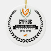 Cyprus Keramisch Ornament (Voorkant)