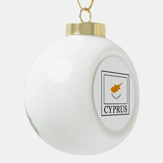 Cyprus Keramische Bal Ornament (Links)