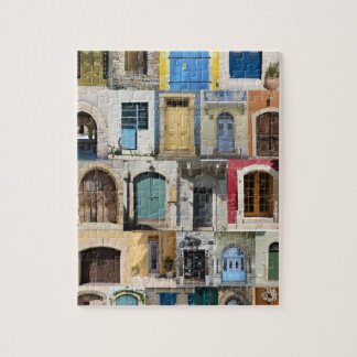 Cyprus kleurrijke deuren legpuzzel