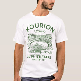 Cyprus: Kourion-amfitheater zonsondergang zitplaat T-shirt