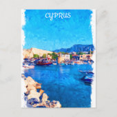 Cyprus Kustlandschap Reizen Briefkaart (Voorkant)