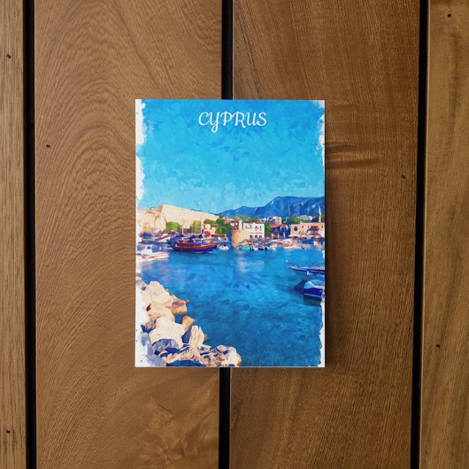 Cyprus Kustlandschap Reizen Briefkaart