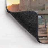 Cyprus Kyrenia Waterverf Schets met jacht | Muismat (Hoek)