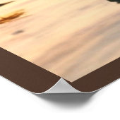 Cyprus Kyrenia Waterverf Schets met jacht | Poster (Hoek)