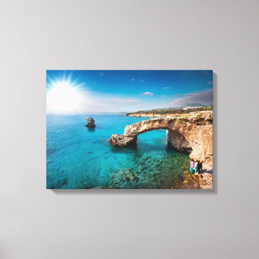 Cyprus, Liefdesbrug Canvas Afdruk (Voorkant)