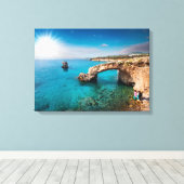 Cyprus, Liefdesbrug Canvas Afdruk (Insitu (Houten vloer))