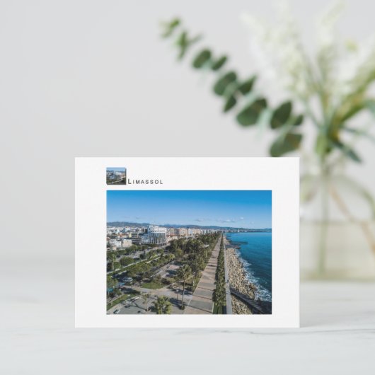 Cyprus Limassol briefkaart (Staand voorkant)