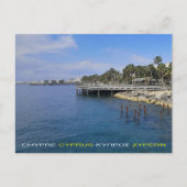 Cyprus Limassol Molos park briefkaart (Voorkant)