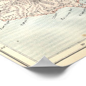  Cyprus Map 1890 Print (Hoek)