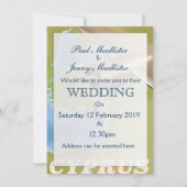 Cyprus map vintage-poster kaart (Voorkant)