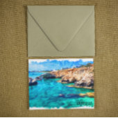 Cyprus Mediterraan Landschap Reizen Briefkaart
