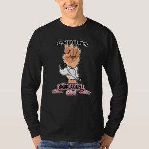 Cyprus Meisje Onbreekbaar I Cyprus Erfgoed I Cypru T-shirt