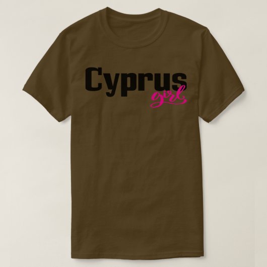 Cyprus Meisje T-shirt (Design voorkant)