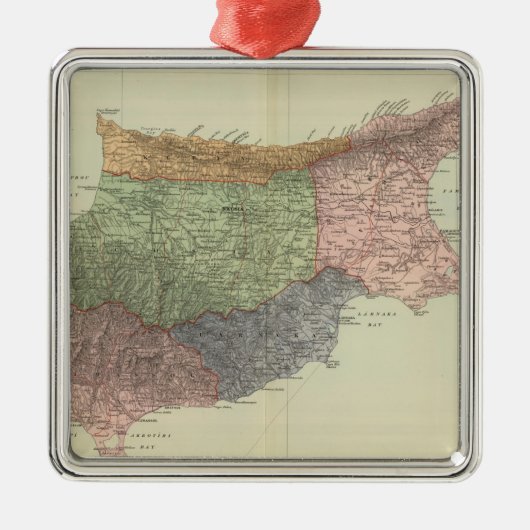 Cyprus Metalen Ornament (Voorkant)