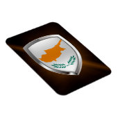 Cyprus Metallic Emblem Magneet (Rechterzijde)