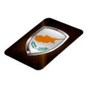 Cyprus Metallic Emblem Magneet (Linkerzijde)