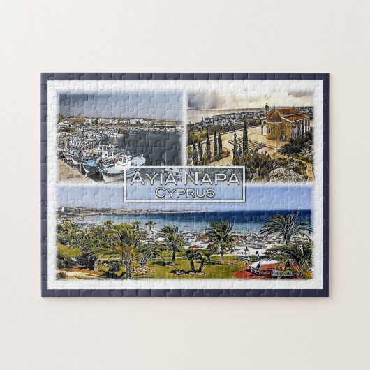 Cyprus - Mozaïek - Legpuzzel (Horizontaal)