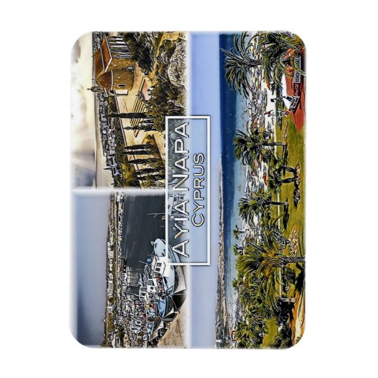 Cyprus - Mozaïek - Magneet (Verticaal)