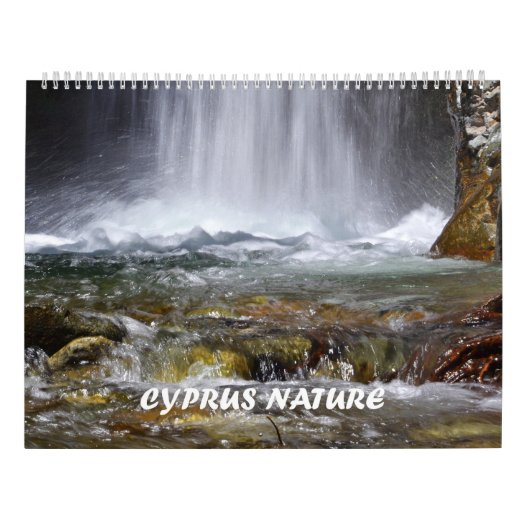 Cyprus natuur Kalender (Achterkant)