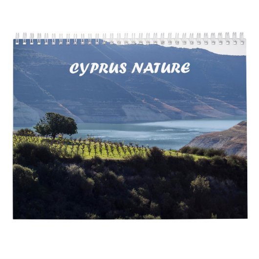 Cyprus natuurkalender kalender (Achterkant)