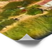 Cyprus Pissouri Bay Panoramisch Uitzicht Fotografi Poster (Hoek)