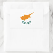 CYPRUS RECHTHOEKIGE STICKER (Tas)
