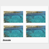 Cyprus Rechthoekige Sticker (Vel)