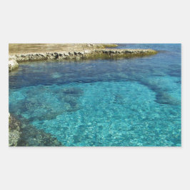 Cyprus Rechthoekige Sticker