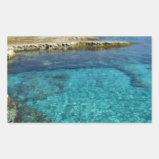 Cyprus Rechthoekige Sticker (Voorkant)