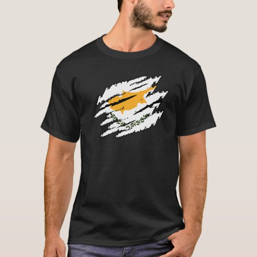 Cyprus Retro T-shirt (Voorkant)