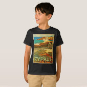 Cyprus Rocky Shore T-shirt (Voorkant volledig)