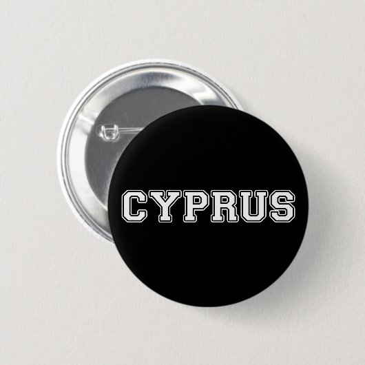 Cyprus Ronde Button 5,7 Cm (Voorkant /achterkant)