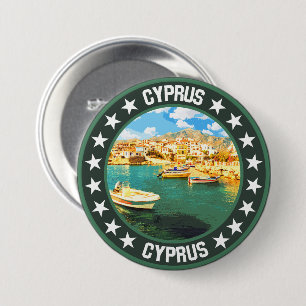 Cyprus Ronde Button 7,6 Cm