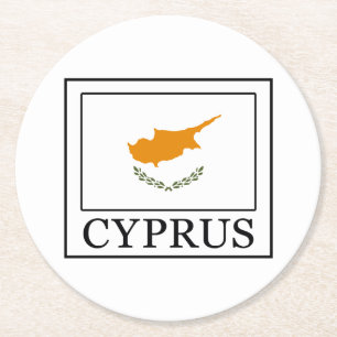 Cyprus Ronde Kartonnen Onderzetter