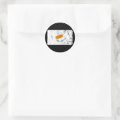 Cyprus Ronde Sticker (Tas)