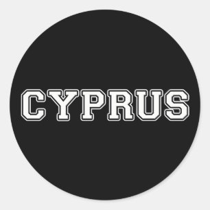 Cyprus Ronde Sticker
